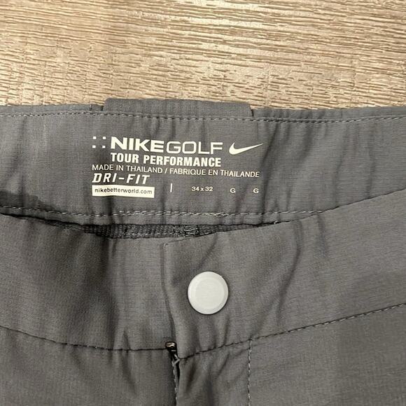 Nike Golf Men's Modern Tech Pant Charcoal Gray Size 34x32 - Picture 6 of 12